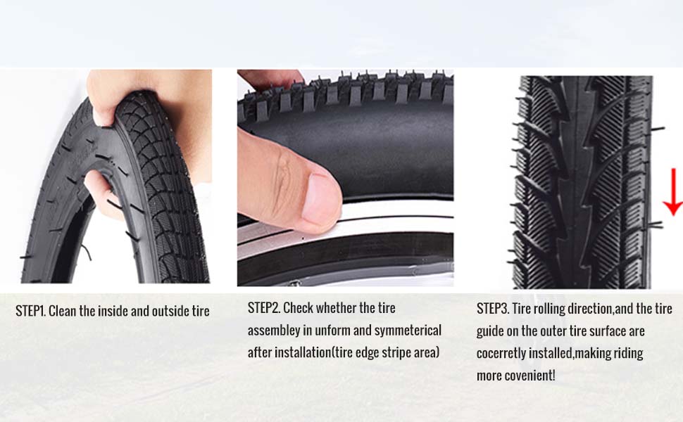 bicycle tire installation