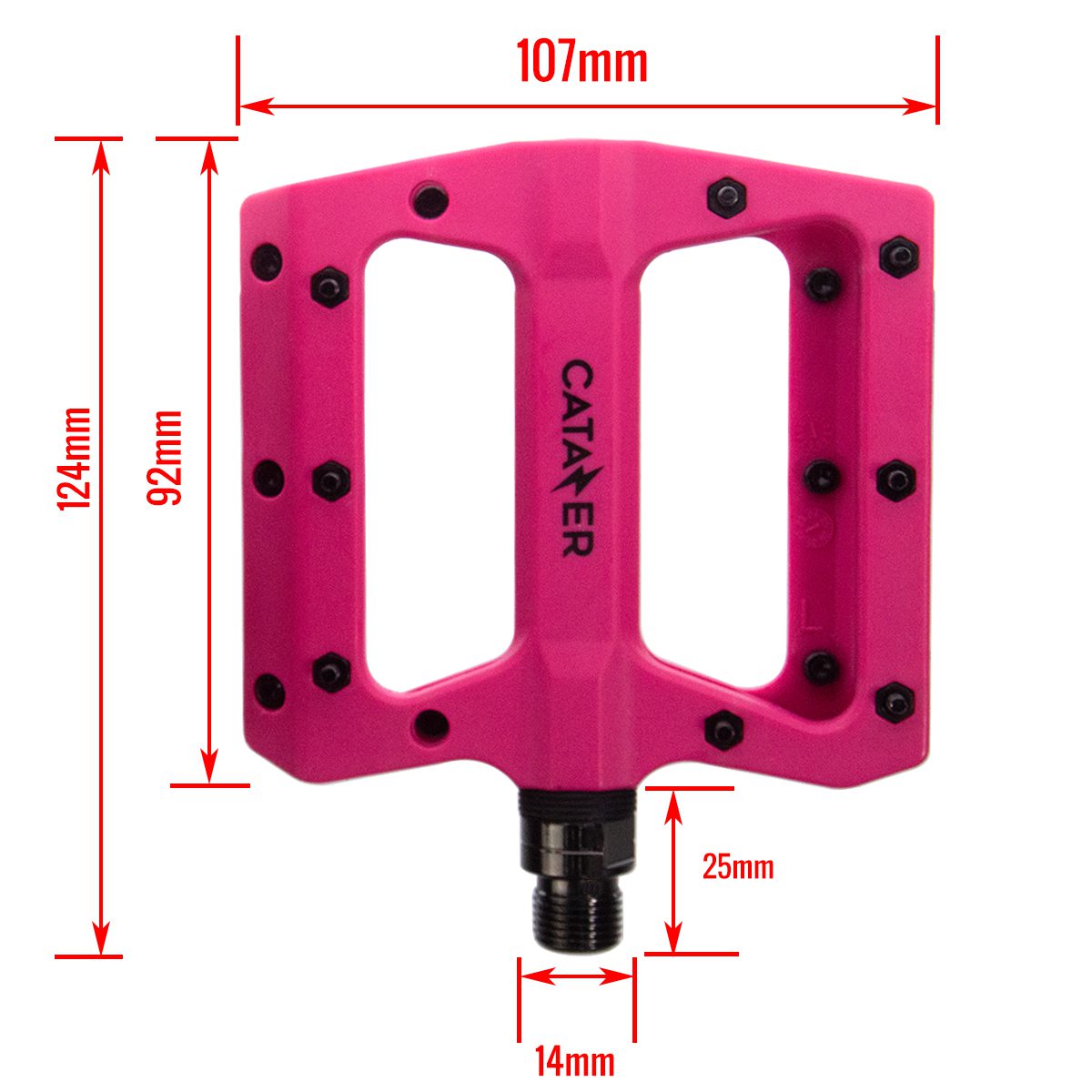 Close-Up View Of Non-Slip Pedal Surface Texture