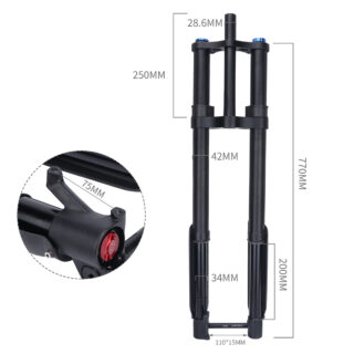 200mm Double Shoulder Fork including size