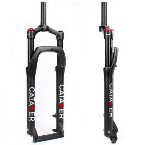 26x4.0 Air Fat Bike Fork 120mm Travel Aluminum for Snow 4.0 Tire including side