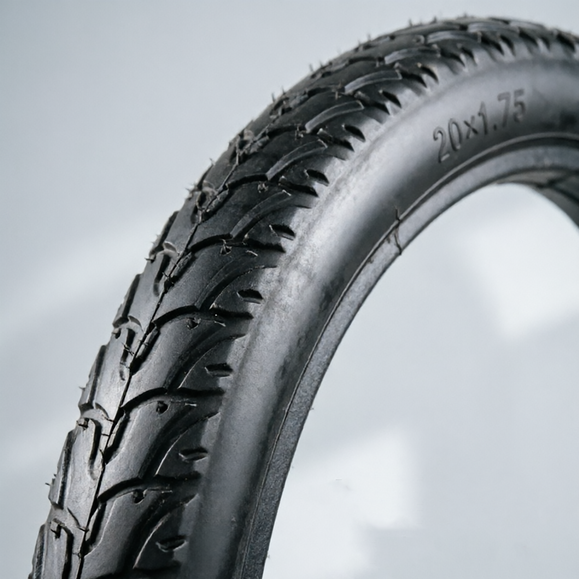 CATAZER 20 inch airless tire showing deep groove anti slip tread pattern