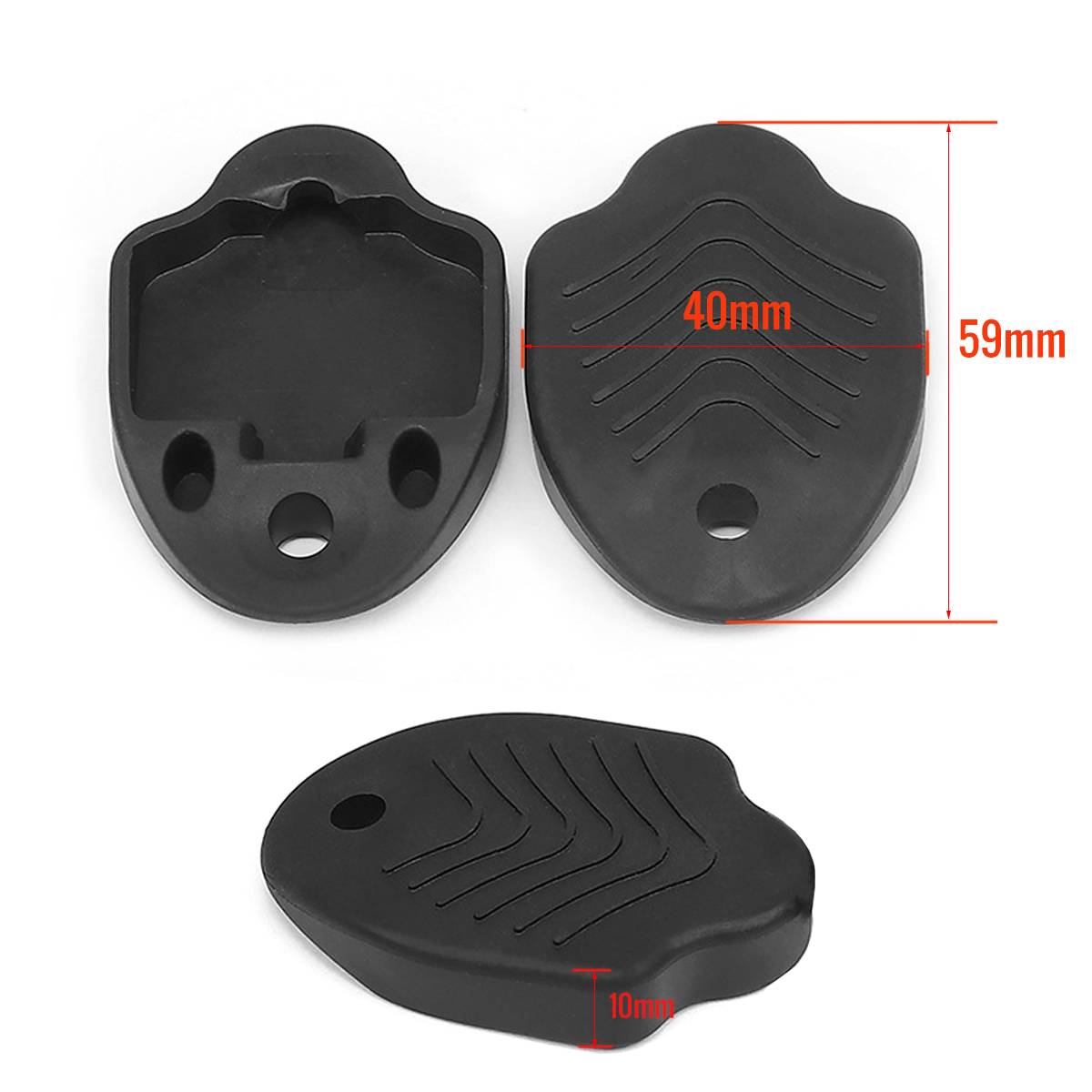 CATAZER Clipless Platform Pedal Converters CP04001 MTB Road Bike Adapters Including Dimensions CATAZER Clipless Platform Pedal Converters CP04001 MTB Road Bike Adapters including dimensions