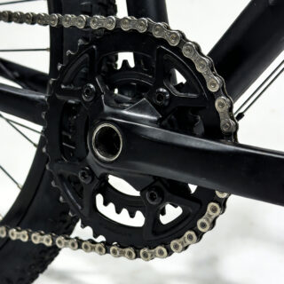 CATAZER bicycle chain installed on road bike drivetrain – smooth shifting