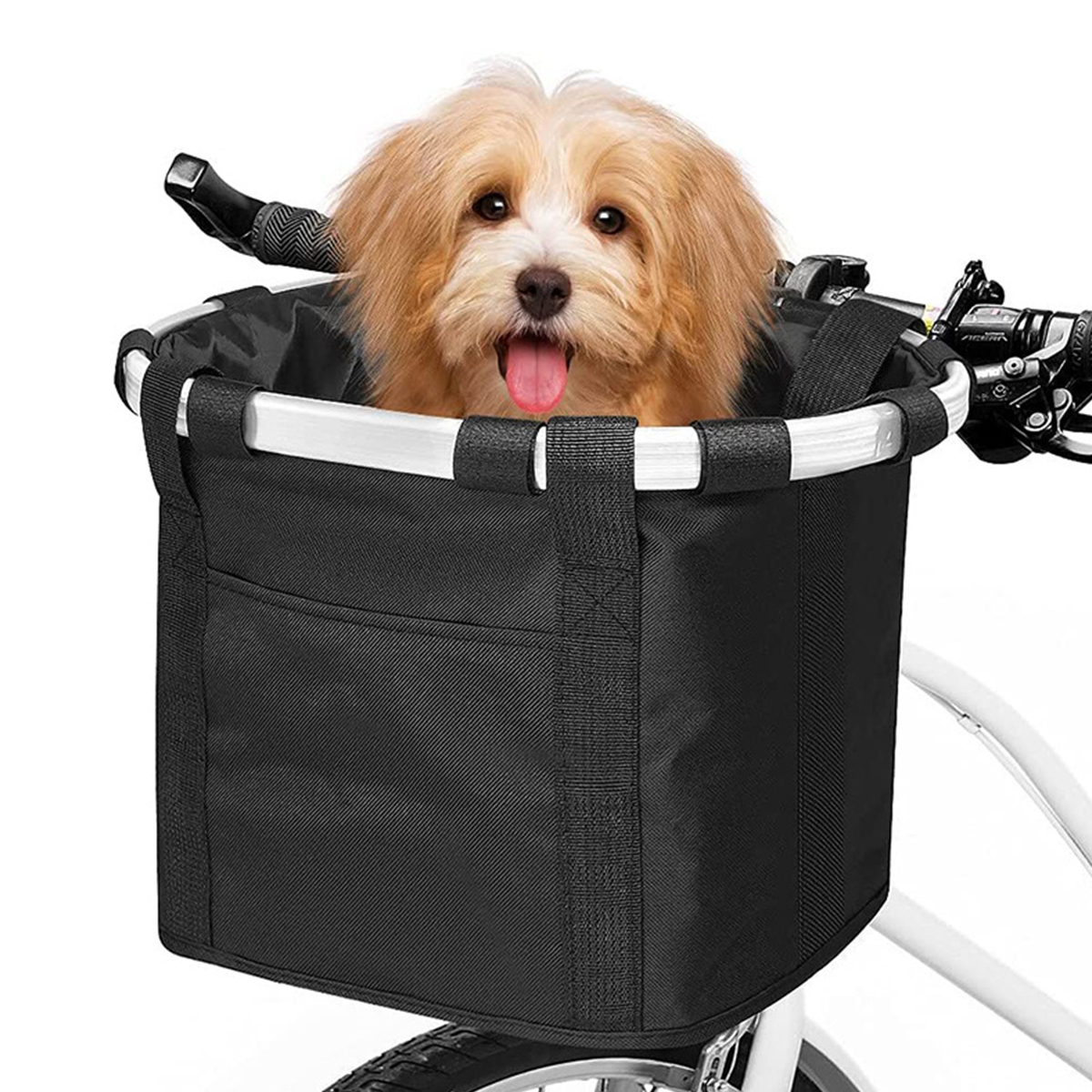 foldable bike pet basket oxford fabric removable including show 06 DBB001.PT01