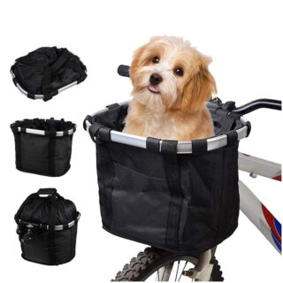 foldable bike pet basket oxford fabric removableincluding size