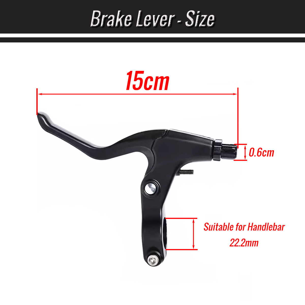 CATAZER 22.2mm handlebar clamp with included hex key – universal fit for MTB, BMX, kids’ bikes