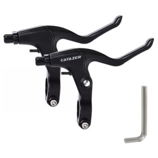 CATAZER 3 finger brake lever pair aluminum alloy 22.2mm for MTB BMX