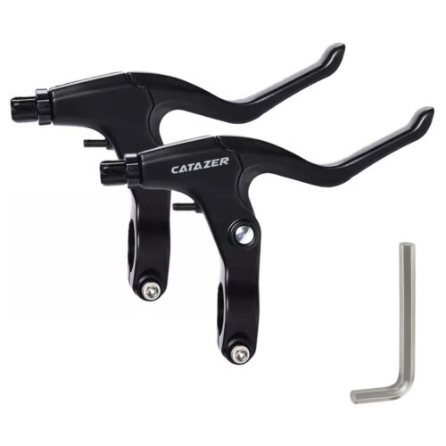 CATAZER 3 finger brake lever pair aluminum alloy 22.2mm for MTB BMX