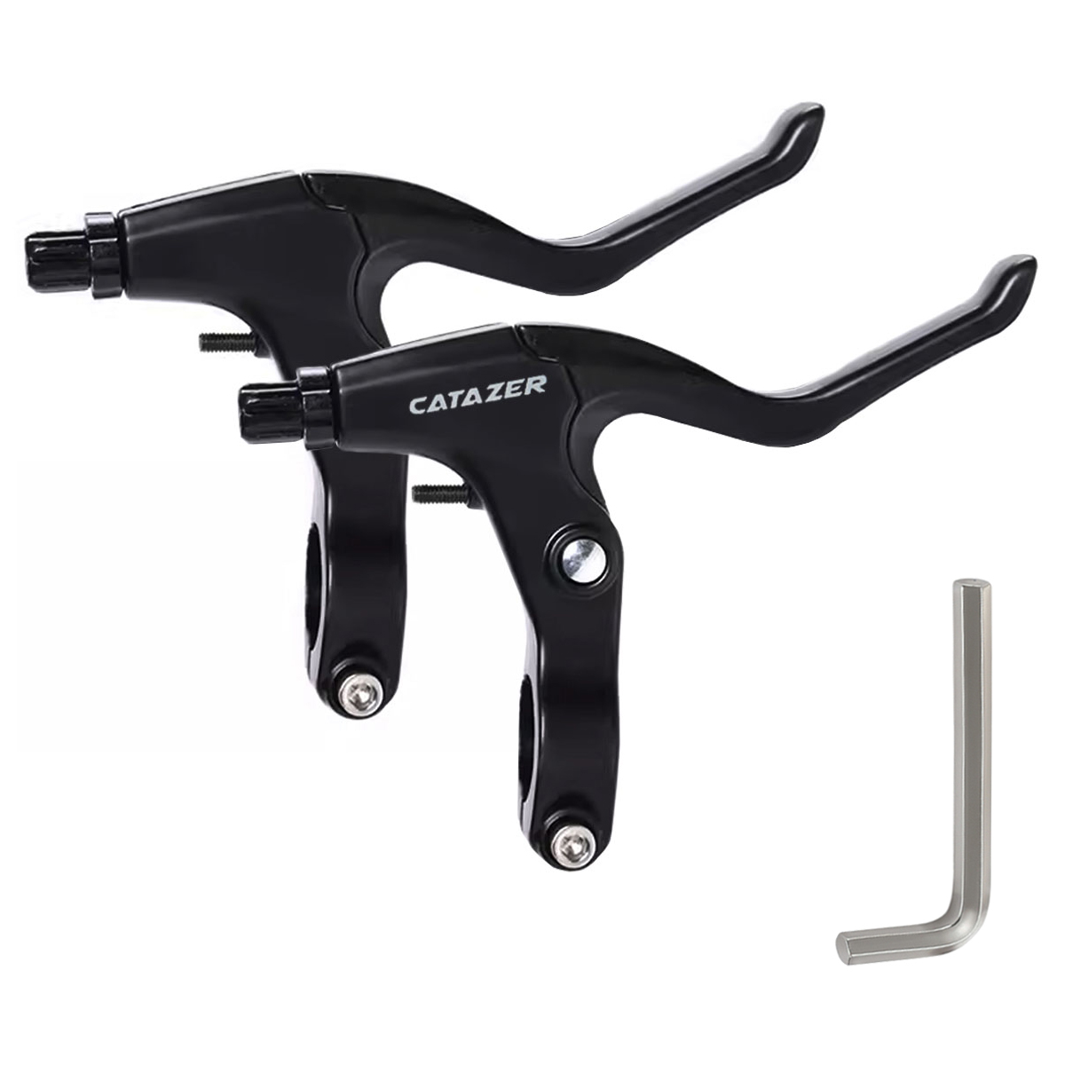 CATAZER 3 finger brake lever pair aluminum alloy 22.2mm for MTB BMX