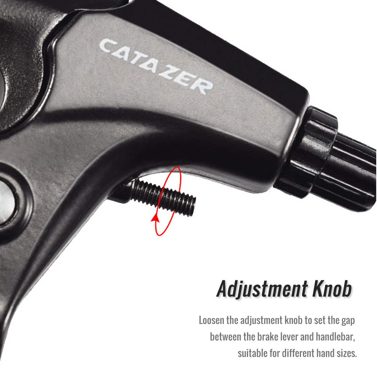 CATAZER Precision reach adjustment screw – custom lever distance for any hand size