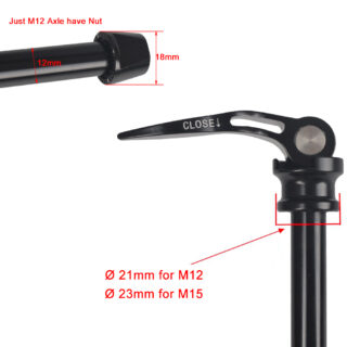 CATAZER Precision threads in 1.5mm or 1.2mm pitch – select to match your frame dropout