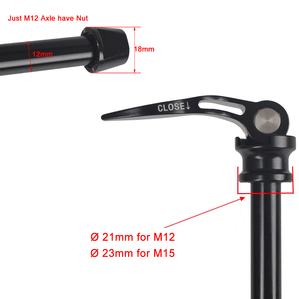 CATAZER Precision threads in 1.5mm or 1.2mm pitch – select to match your frame dropout